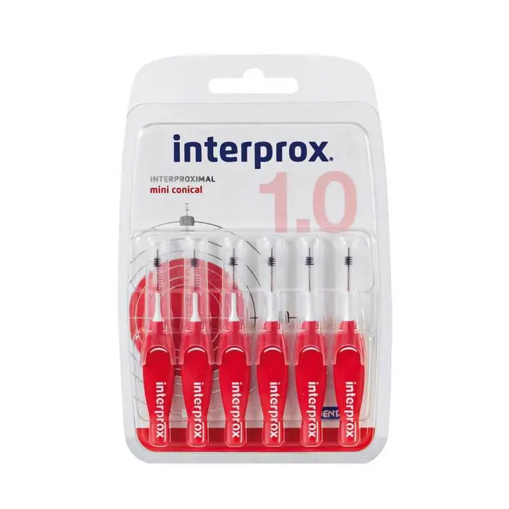 Neu Im Sortiment Interprox reg miniconical rot Interdentalbürste Blis., 6 St