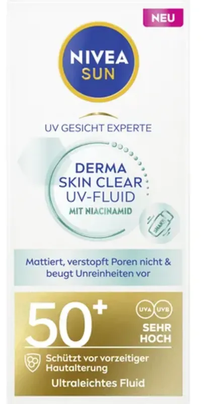 Sun Derma Skin Clear UV-Fluid mit Niacinamid Top-Angebot