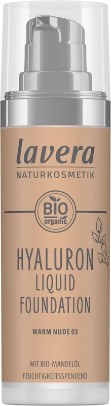 Original lavera Hyaluron Liquid Foundation -Warm Nude 03- 30ml