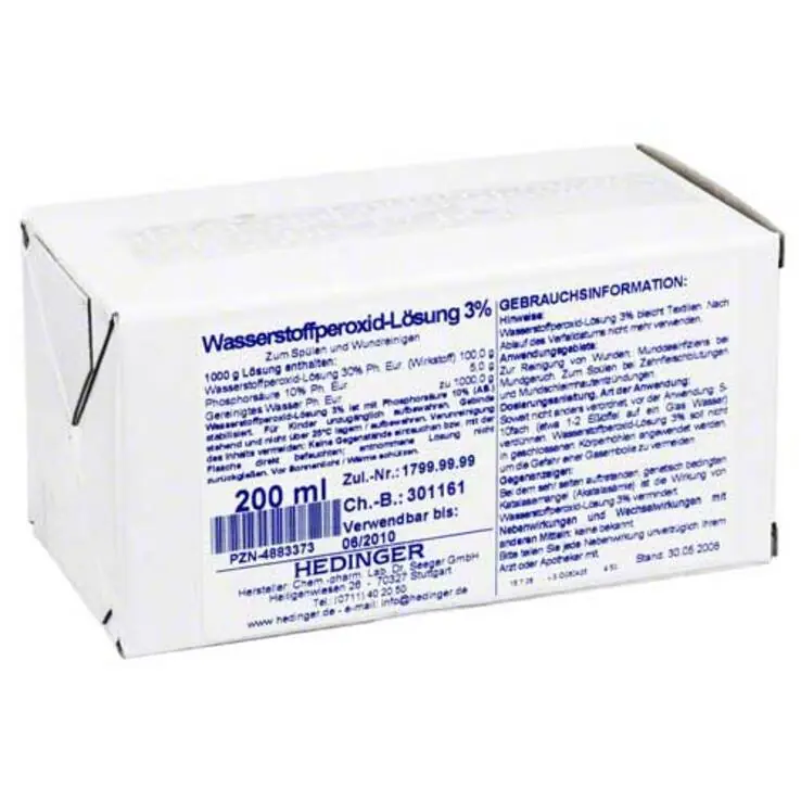Bestpreis Wasserstoffperoxid-Lösung 3% Standardzulassung, 200 ml