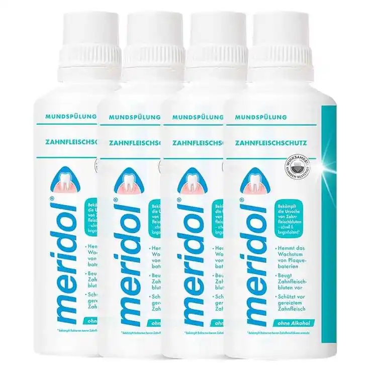 Meridol Mundspülung Spüllösung, 4X400 ml Billig