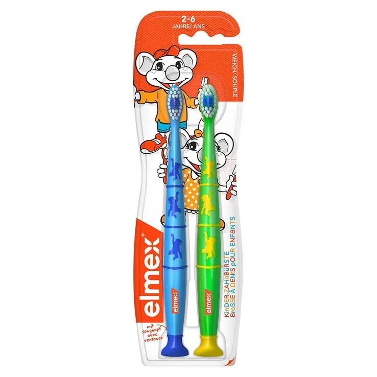 Elmex Kinder Zahnbürste Duo Pack, 2 St Neue Ware