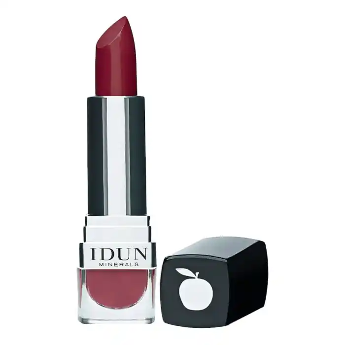 Kostenfreie Lieferung Idun Minerals Matte Lipstick - Bjornbar - Dark Deep Red