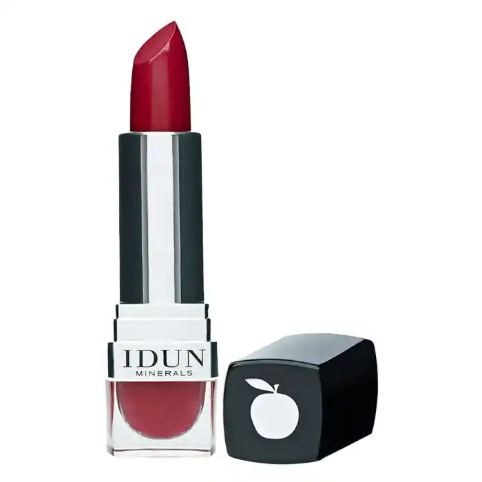 Idun Minerals Matte Lipstick - Vinbar - Rich Wine Red Markenware