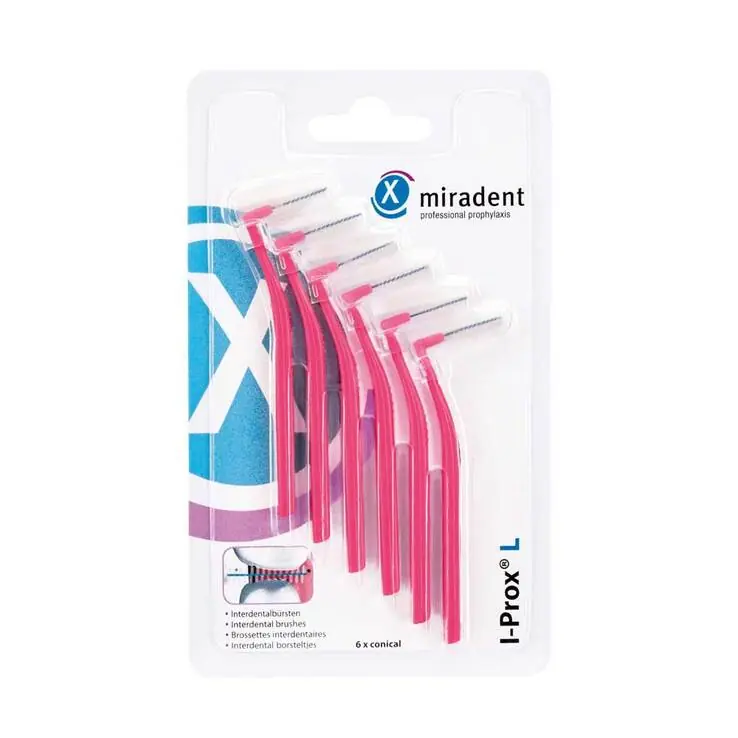 Begrenztes Angebot Miradent Interdentalbürste I-Prox L 0,4 mm pink, 6 St