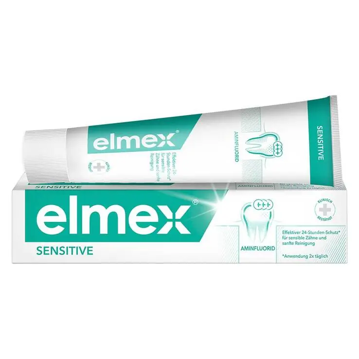 Handgefertigt Elmex Sensitive Zahnpasta mit Faltschachtel, 75 ml