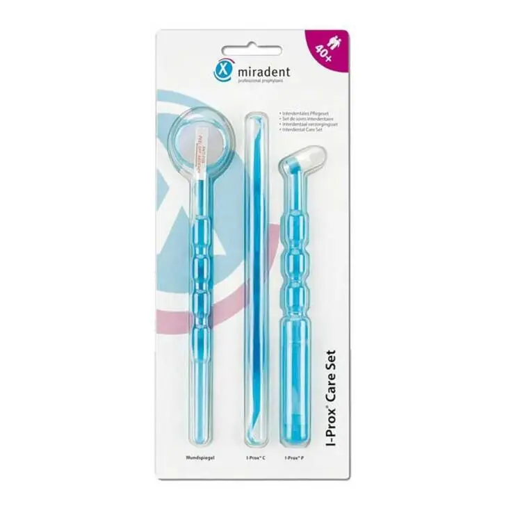 Geprüft Miradent Pflegeset I-Prox Care Set blau trans., 1 P