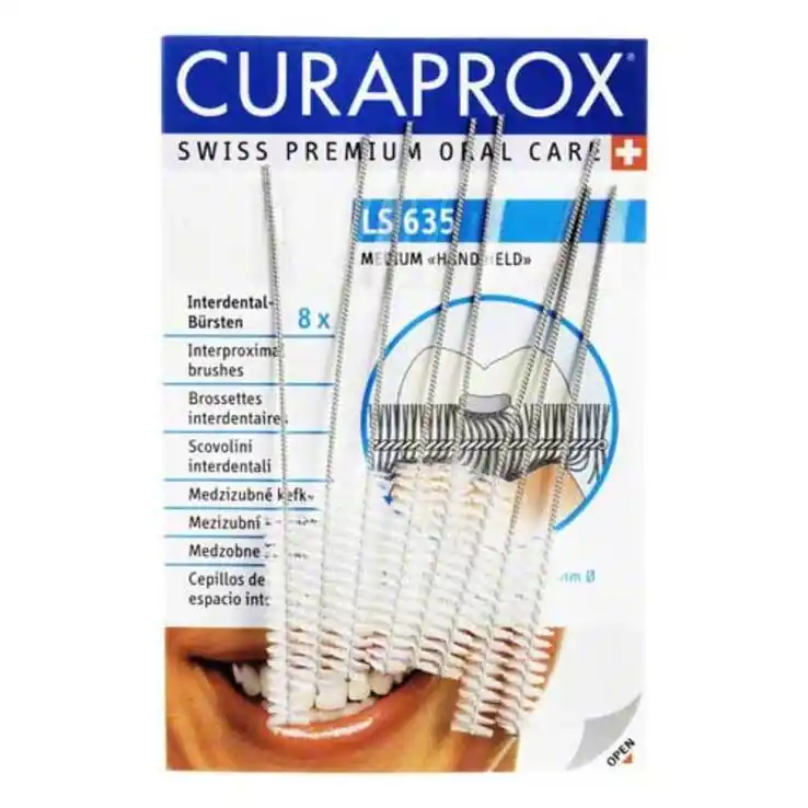 Curaprox LS 635 Interdentalbürste mittel, 8 St Exklusiv