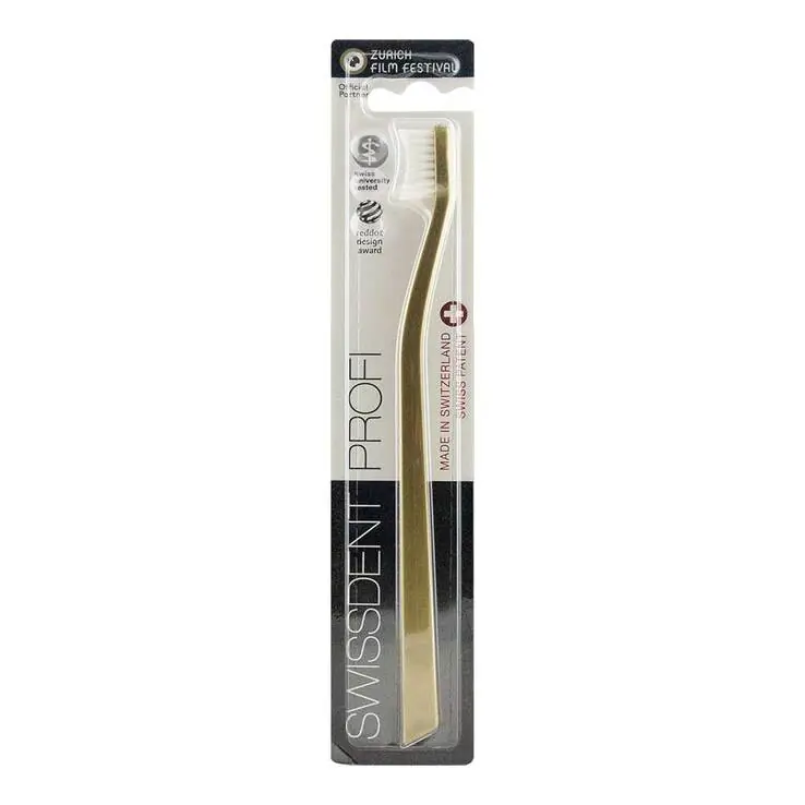 Swissdent Whitening classic Zahnbürste gold, 1 St Versand Am Gleichen Tag