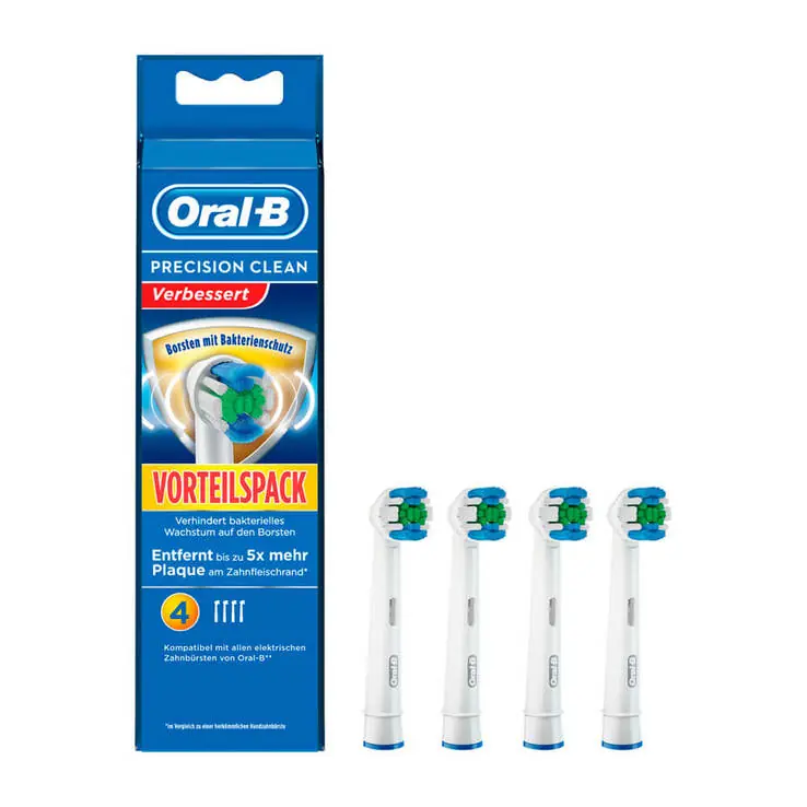 ORAL B Aufsteckbürsten Prec.Clean Bakterienschutz, 4 St Aktuell
