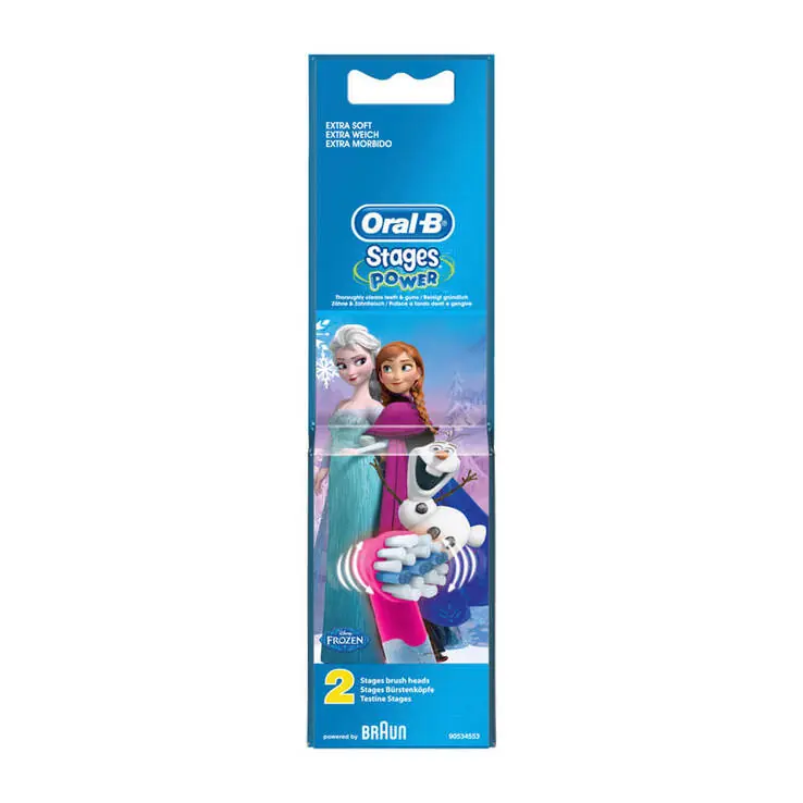 ORAL B Aufsteckbürsten Stages Power Die Eiskönigin, 2 St Direktkauf