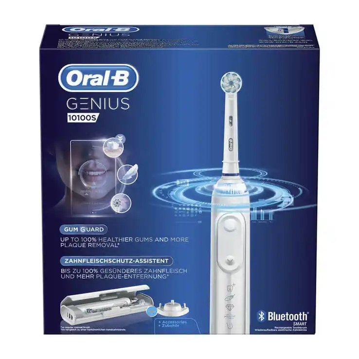 Mengenrabatt ORAL B Genius 10100S white elektrisch Zahnbürste, 1 St