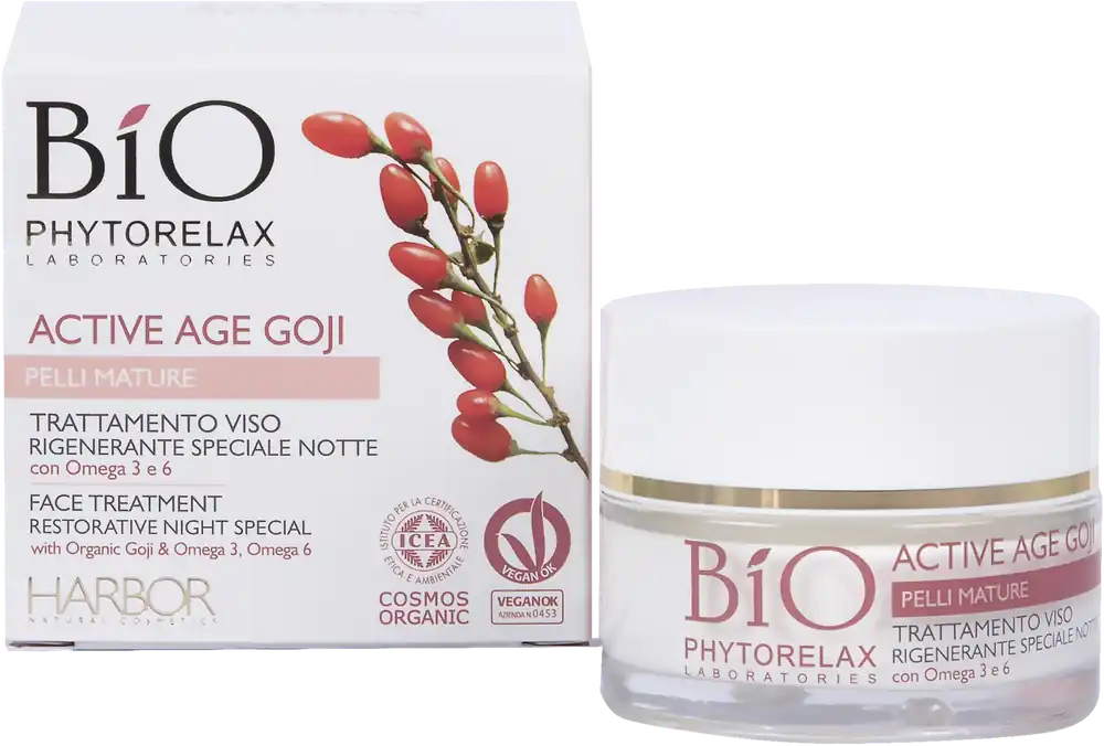 Premium Active Age Goji Restorative Night Face Treatment