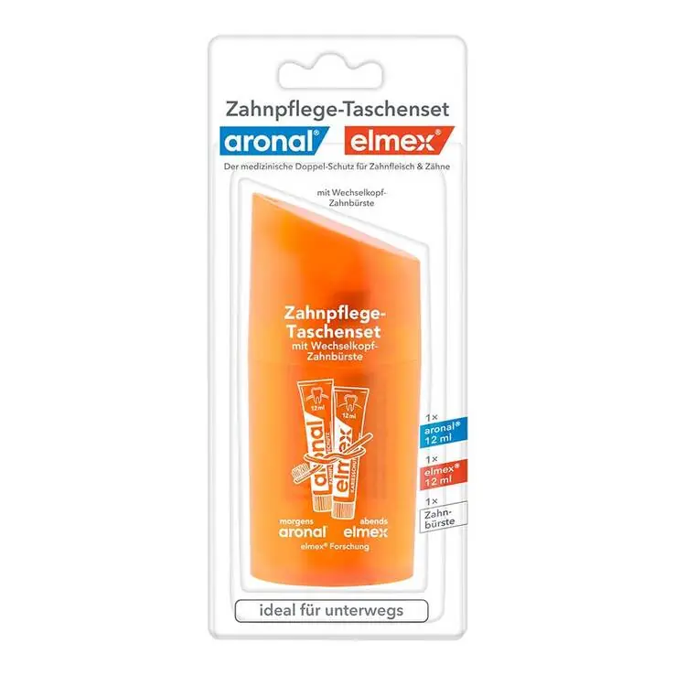 Zahnpflege Taschenset Blister, 1 St Mega-Angebot