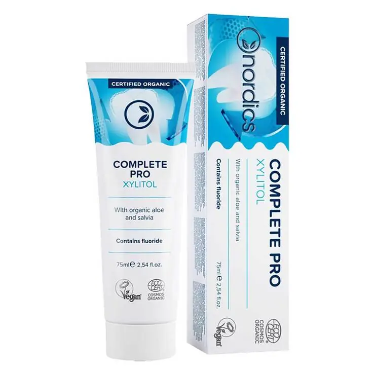 Neue Ware Bio Zahnpasta Complete Pro mit Xylit Nordics, 75 ml