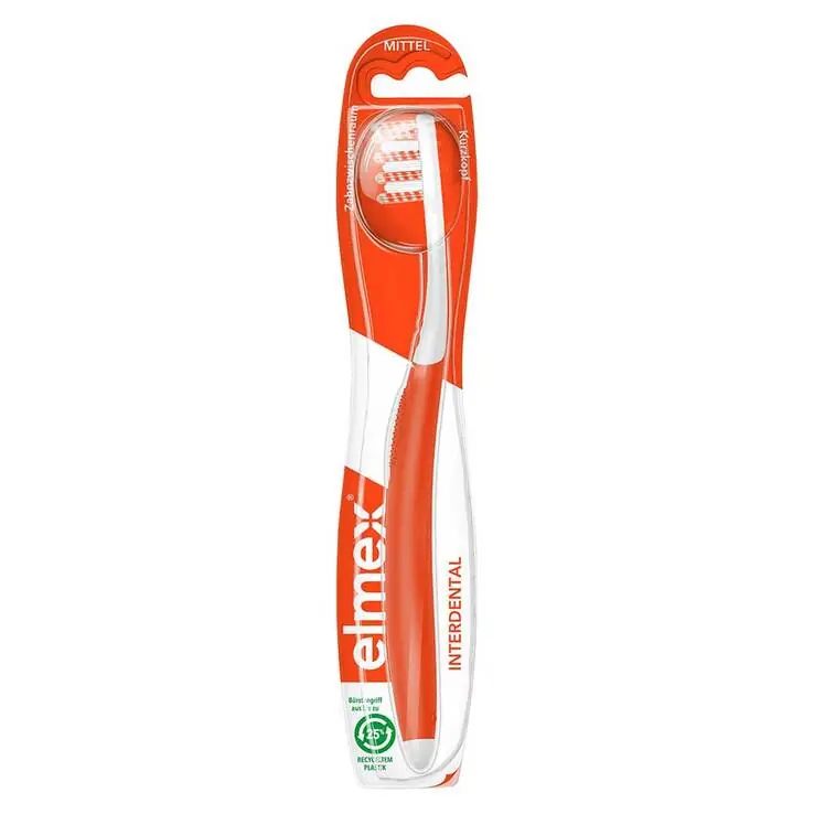 Elmex Interdental Zahnbürste mittel Kurzkopf, 1 St Preisreduziert