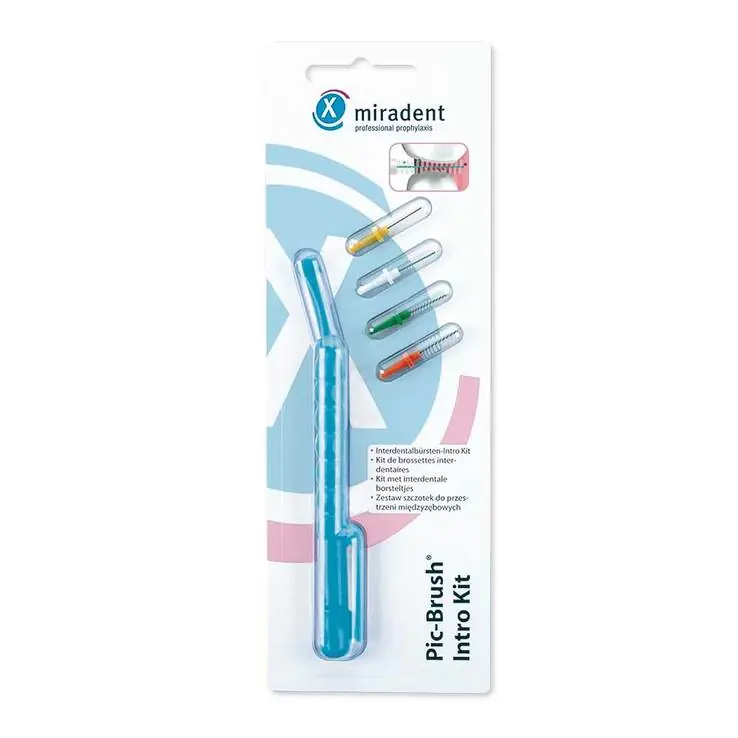 Bestseller Miradent Interd.PIC-Brush Intro Kit blau 1Hal. + 4B., 1 St