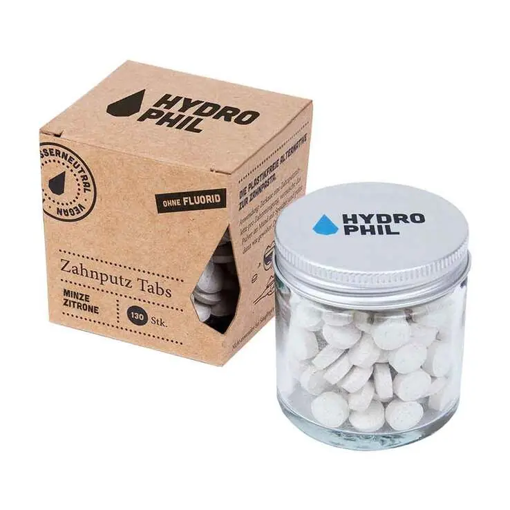 Neuheit Zahnputz Tabs Minze Zitrone ohne Fluorid, 130 St