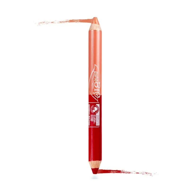Lipliner Duo Day & Night #Rosa Koralle/Kirschrot Handgefertigt