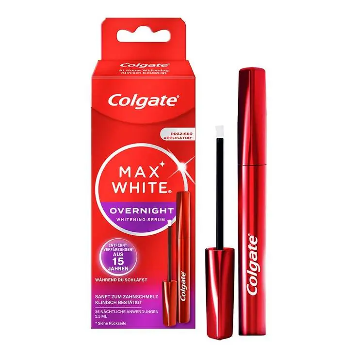 Colgate Max white Overnight whitening Serum, 2.5 ml Sonderaktion