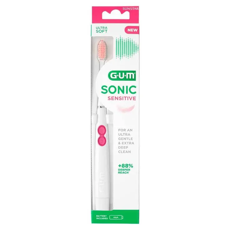 Preis Gesenkt GUM Sonic Sensitive Schallzahnbürste, 1 St