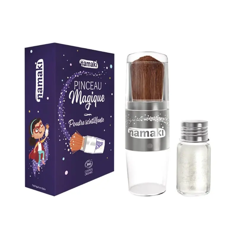 Magic Brush mit organischem Silber-Glitzer Schnäppchen