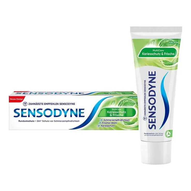 Finale Aktion Sensodyne Multicare Kariesschutz & Frische Zahnpasta, 75 ml
