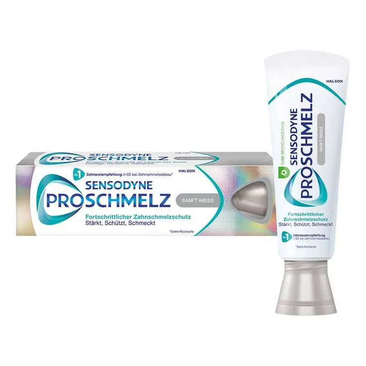 Sensodyne Proschmelz sanft weiß Zahnpasta, 75 ml Nur Für Kurze Zeit