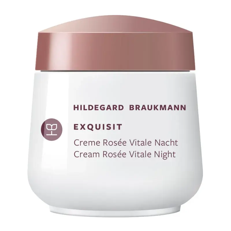 Begrenztes Angebot Exquisit, Creme Rose Vitale Nacht, 50ml