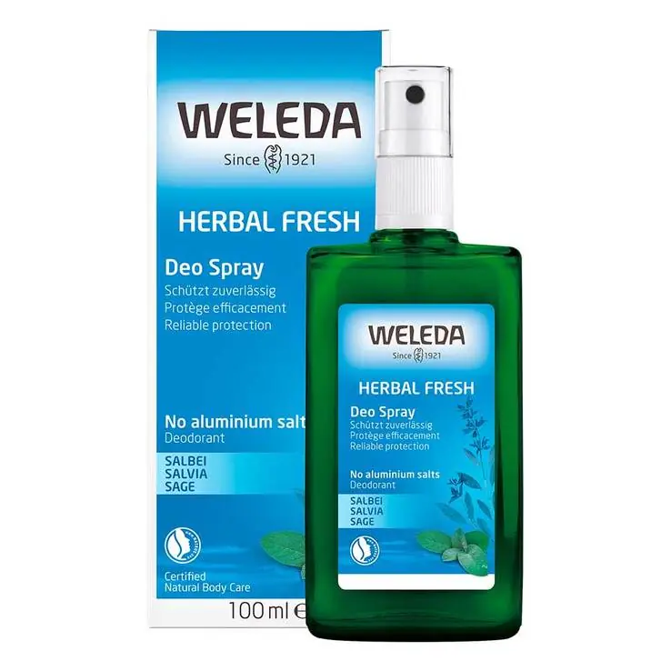 Weleda Herbal Fresh Deo Spray Salbei, 100 ml Solange Der Vorrat Reicht