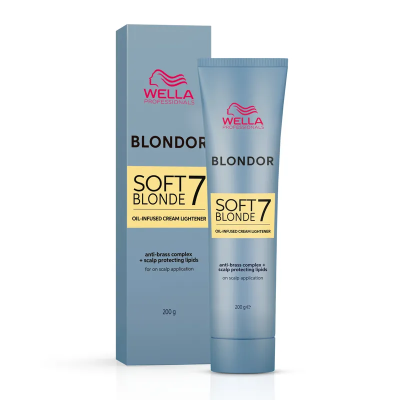 Letzte Chance Wella Blondor Soft Blonde 7 Oil-Infused Cream Lightener 200g