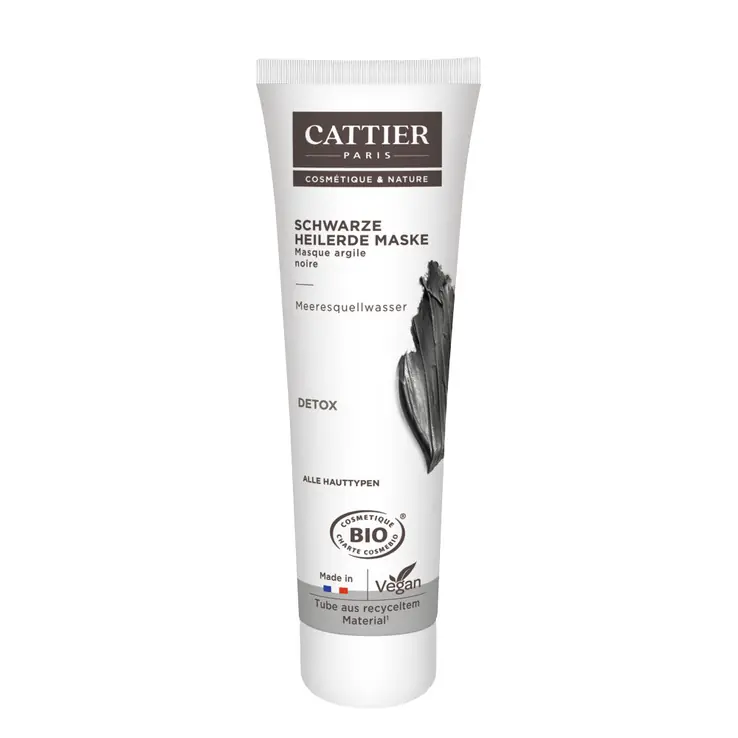 Kostenloser Rückversand Cattier schwarze Heilerde Maske, 100 ml