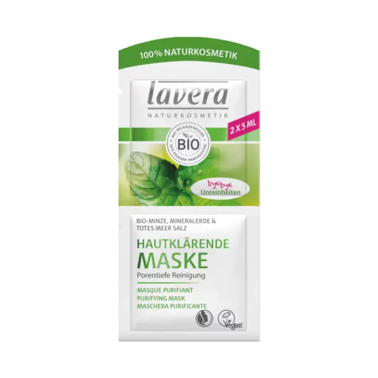 Lavera hautklärende Maske Minze, 2X5 ml Original