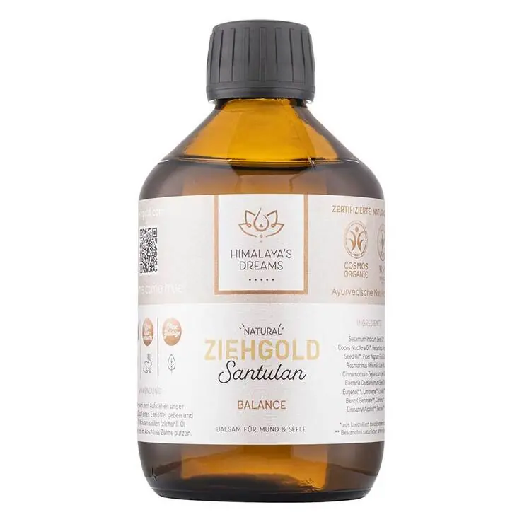 Himalayas Dreams Ayurveda Ziehgold Santulan Öl, 250 ml Direkt Vom Hersteller
