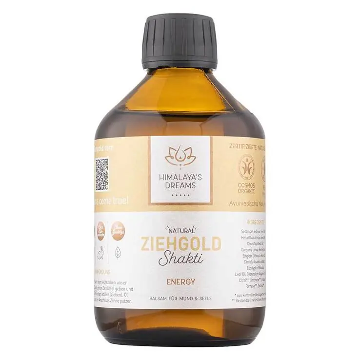 Himalayas Dreams Ayurveda Ziehgold Shakti Öl, 250 ml Großhandel