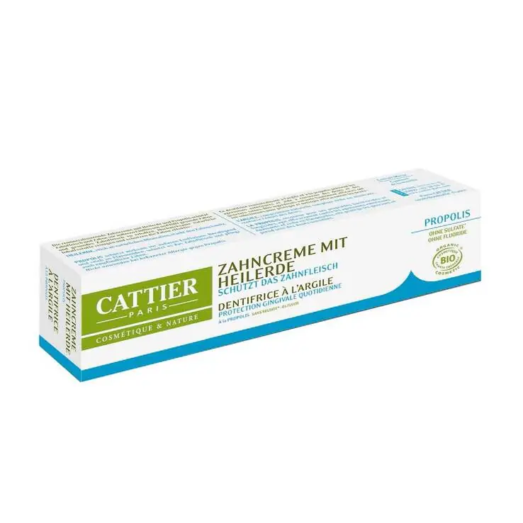 Bestseller Cattier Zahncreme mit Heilerde und Propolis, 75 ml