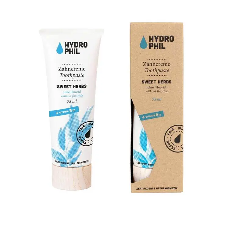 Zahncreme sweet herbs mit B12 ohne Fluorid, 75 ml Kracherpreis