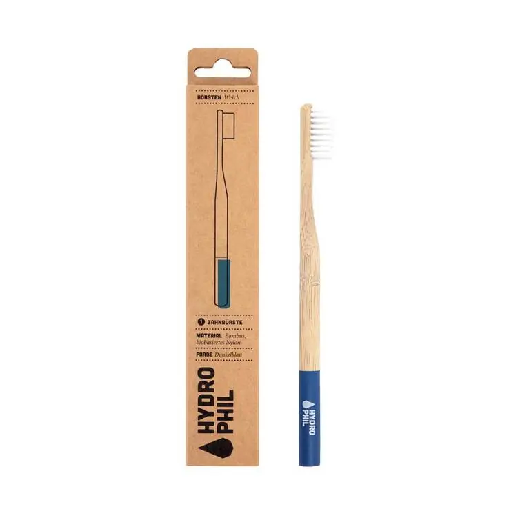 Nur Heute Nachhaltige Zahnbürste Bambus extra weich blau, 1 St