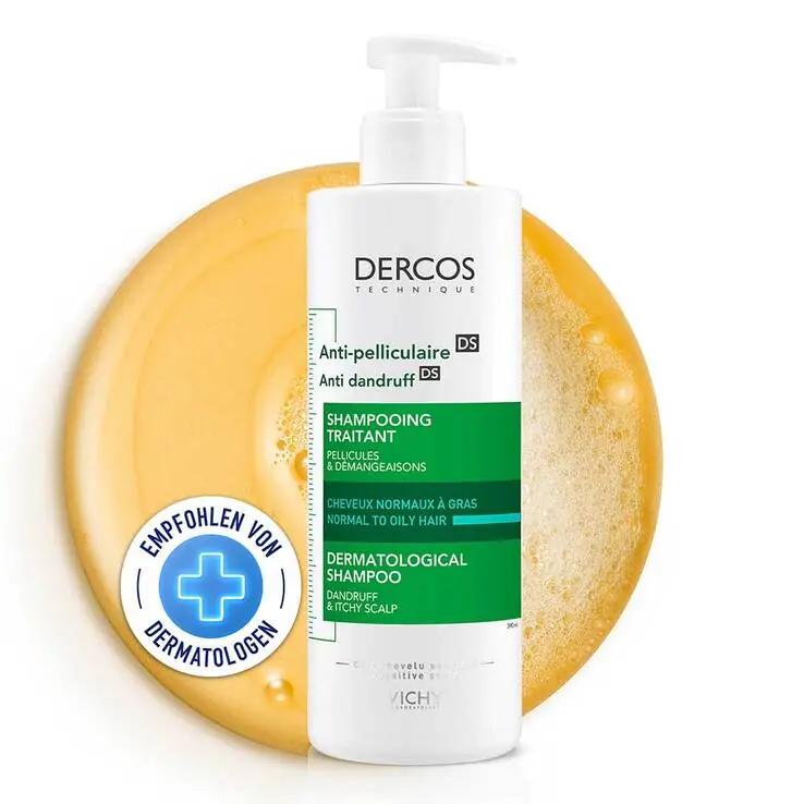 Vichy Dercos Anti-Schuppen Shampoo fettige Kopfhaut, 390 ml Geprüft
