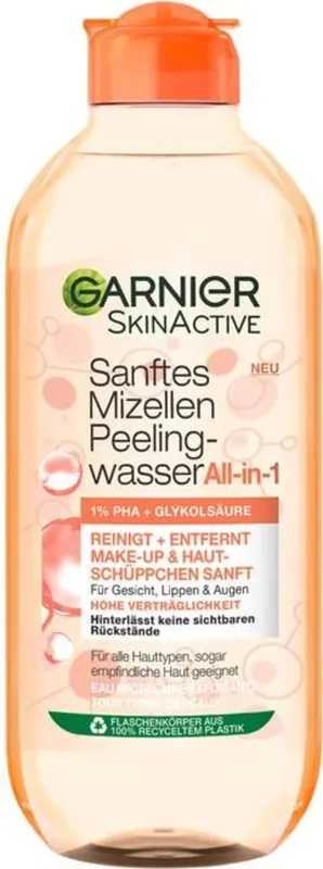 SkinActive Mizellen Reinigungswasser mit Peeling Effekt Schnäppchen