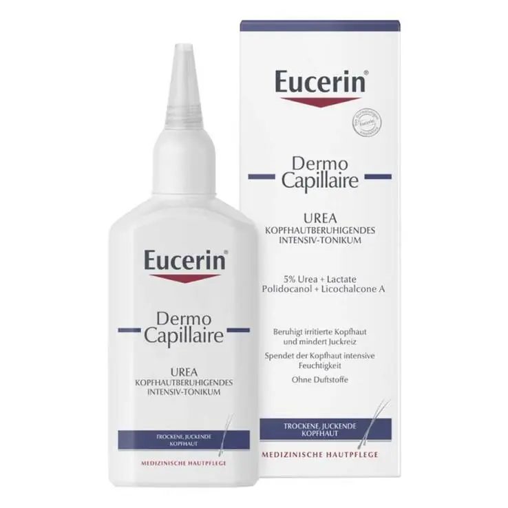 Eucerin DermoCapillaire kopfhautberuhigendes Urea Intensiv-Tonikum, 100 ml Kostenloser Rückversand