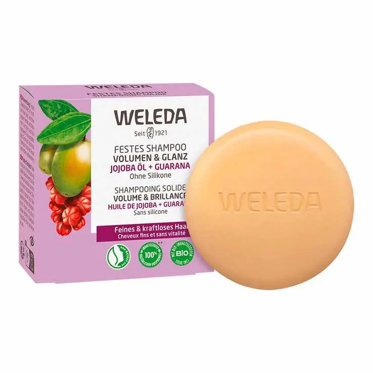 Bestpreis Weleda festes Shampoo Volumen & Glanz, 50 g