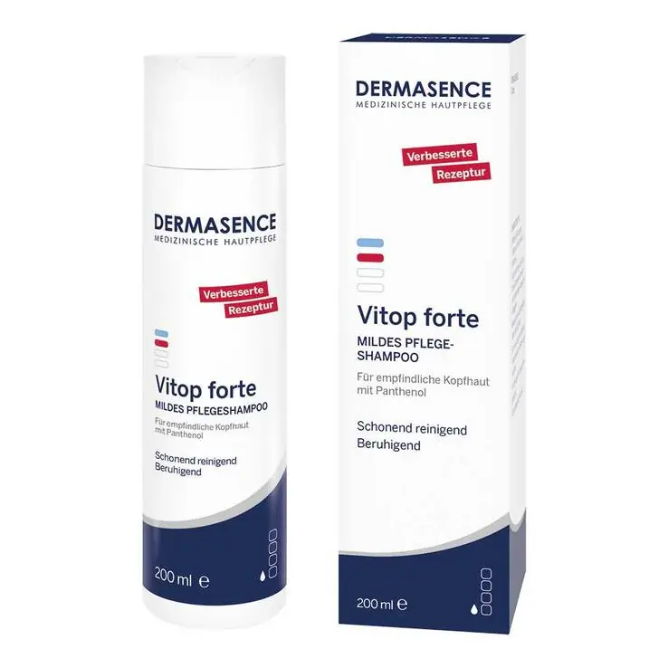 Markenprodukt Dermasence Vitop forte mildes Pflegeshampoo, 200 ml