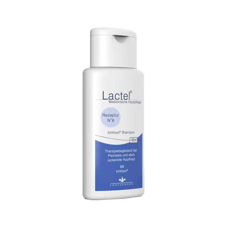 Saisonangebot Lactel Nr.6 Ichthyol Shampoo gegen hartnäckige Schuppen, 100 ml
