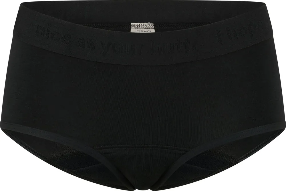 Periodenunterw\\u00e4sche - Hipster Cotton Basic Black Ultra Strong Bestpreis