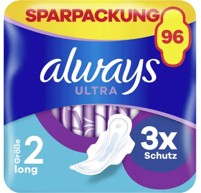 Ultra Long Binden mit Fl\\u00fcgeln, Gr\\u00f6\\u00dfe 2 Ausverkauf