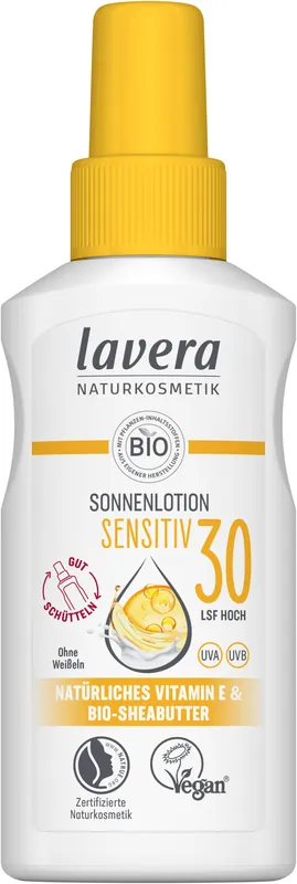 Bestseller lavera Sonnenlotion Sensitiv LSF 30 4 x 100ml
