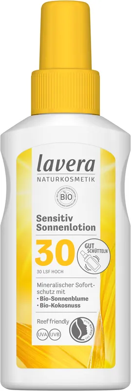 lavera Sensitiv Sonnenlotion LSF 30 4 x 100ml Sonderaktion