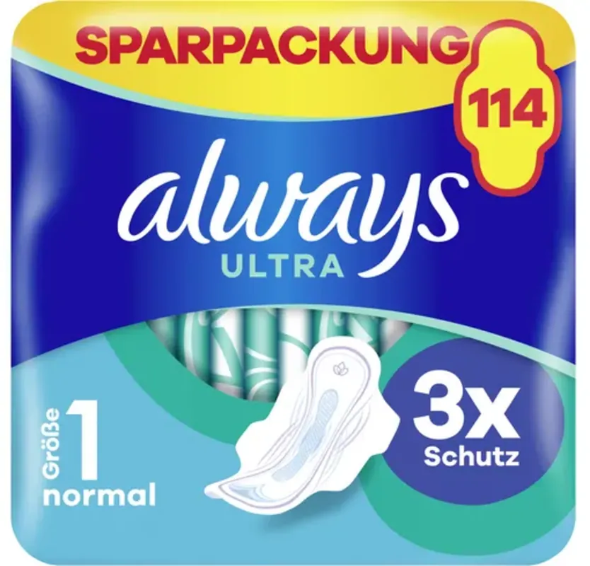 Ultra Normal Binden mit Fl\\u00fcgeln, Gr\\u00f6\\u00dfe 1 Neue Kollektion