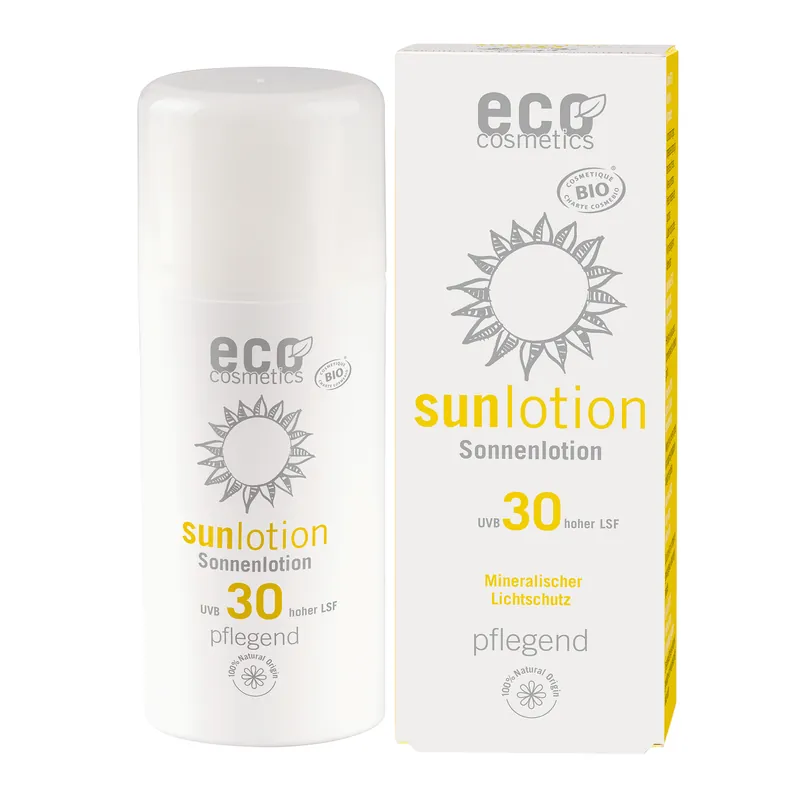Angebot eco cosmetics Sonnenlotion LSF 30 mit Granatapfel und Goji Beere 100ml